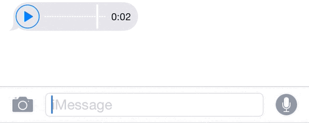 Radial menu animation from Messages for iOS 8